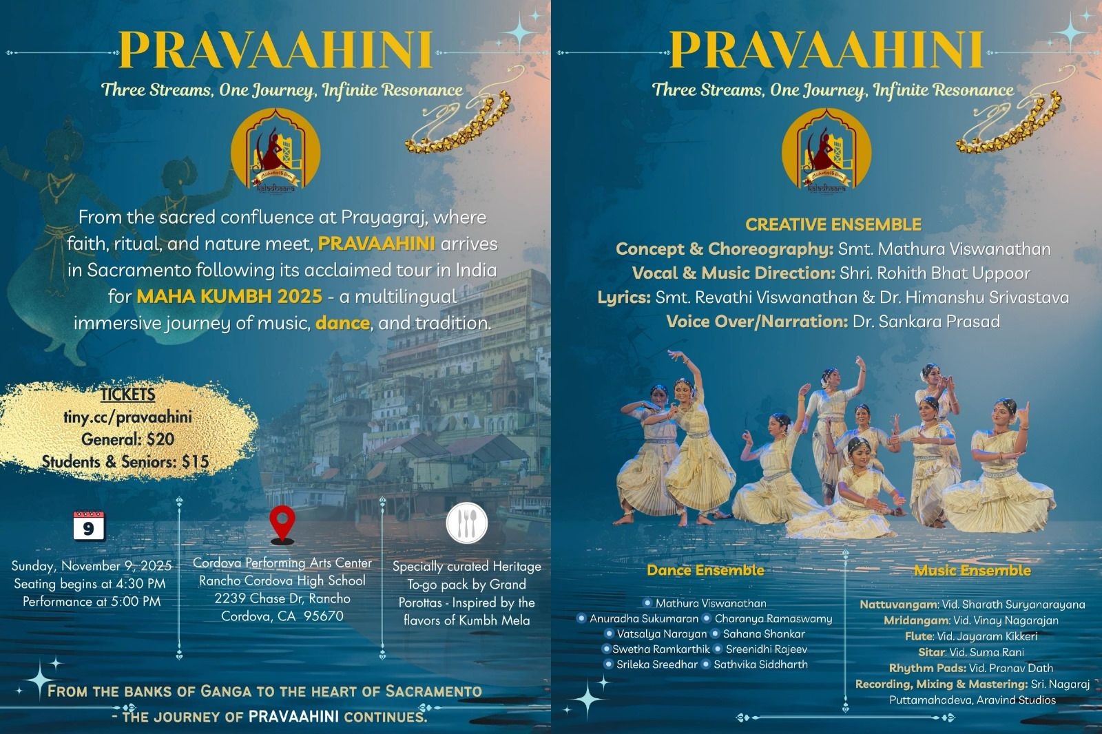 Pravaahini— Three streams, one journey, infinite resonance- November 9, 2025